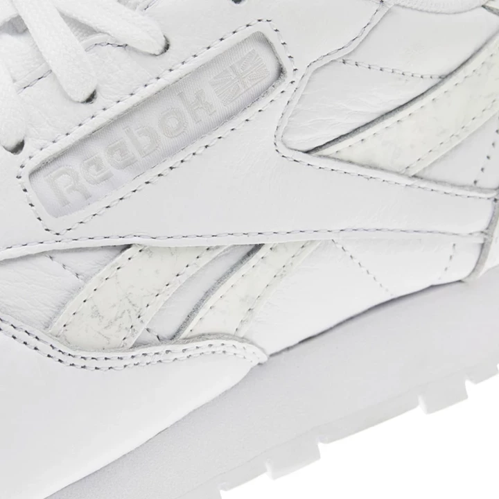 Zapatillas Reebok Classic Leather Mujer Blancas Gris | 967025AEN