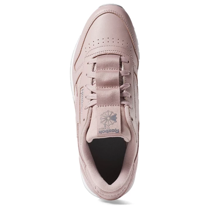 Zapatillas Reebok Classic Leather Mujer Rosas Gris Blancas | 981054NVY