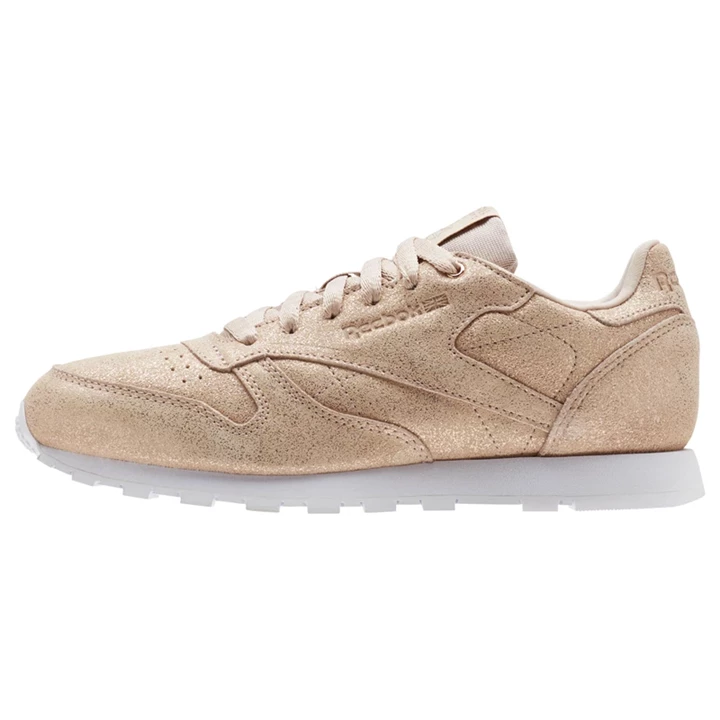 Zapatillas Reebok Classic Leather Niños Doradas Beige Blancas | 042638APQ