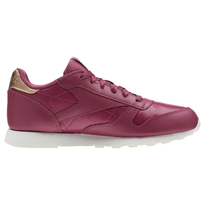 Zapatillas Reebok Classic Leather Niños Burdeos | 167035WQE