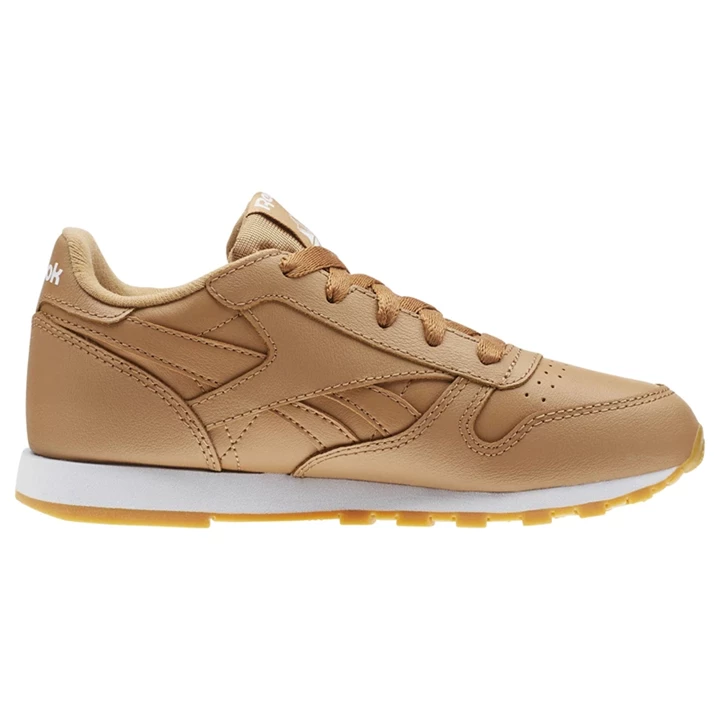 Zapatillas Reebok Classic Leather Niños Marrones Blancas | 175604RNX