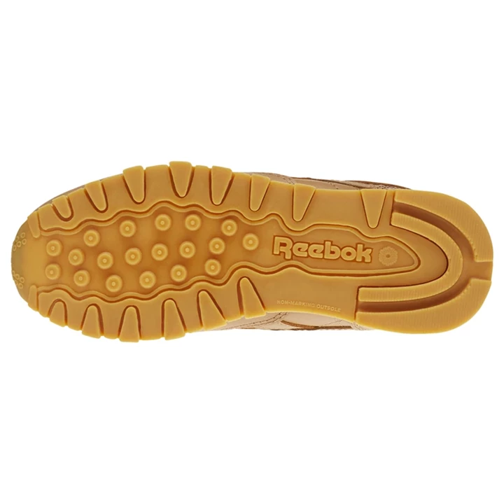 Zapatillas Reebok Classic Leather Niños Marrones Blancas | 175604RNX