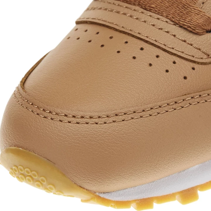 Zapatillas Reebok Classic Leather Niños Marrones Blancas | 175604RNX