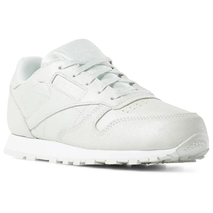 Zapatillas Reebok Classic Leather Niños Blancas | 198370JZV