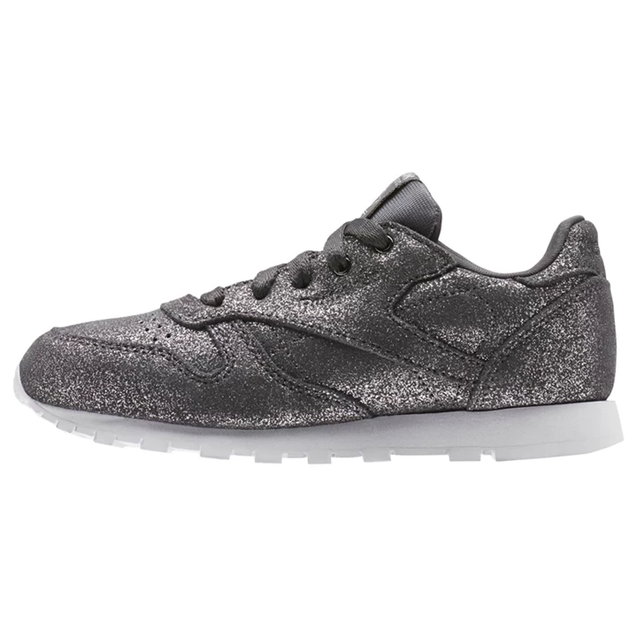 Zapatillas Reebok Classic Leather Niños Gris Blancas | 245867IJM