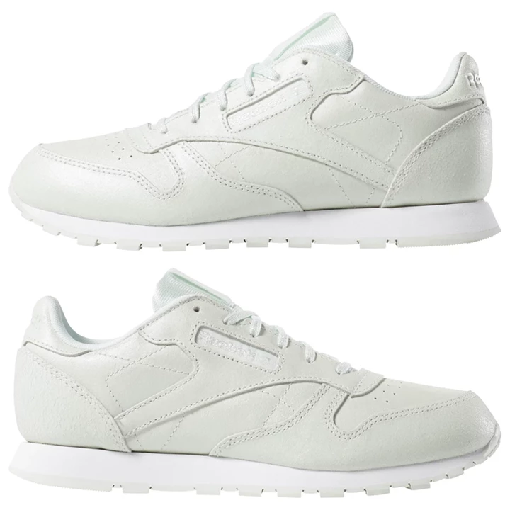 Zapatillas Reebok Classic Leather Niños Blancas | 246017SCH