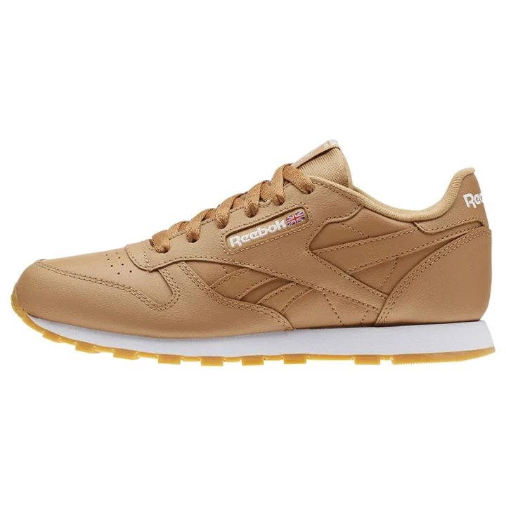 Zapatillas Reebok Classic Leather Niños Marrones Blancas | 249310OCX