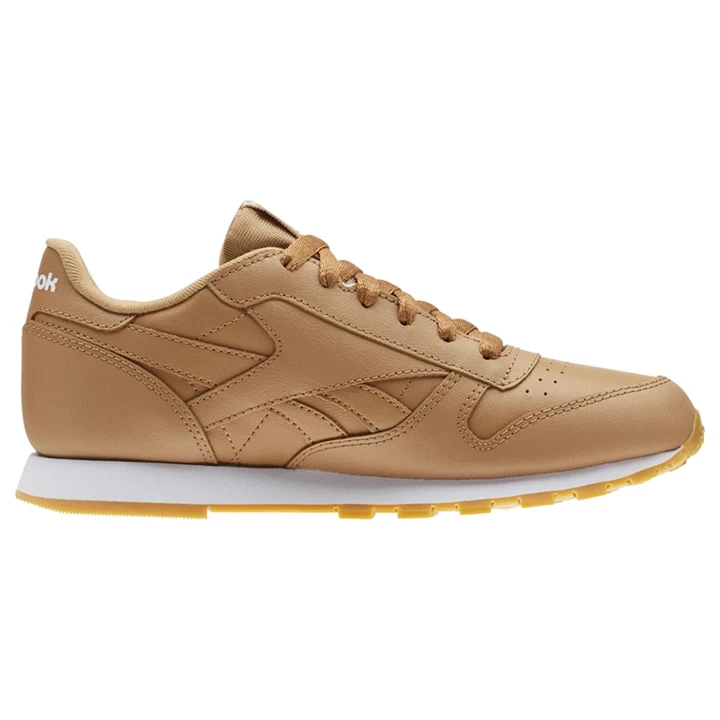 Zapatillas Reebok Classic Leather Niños Marrones Blancas | 249310OCX