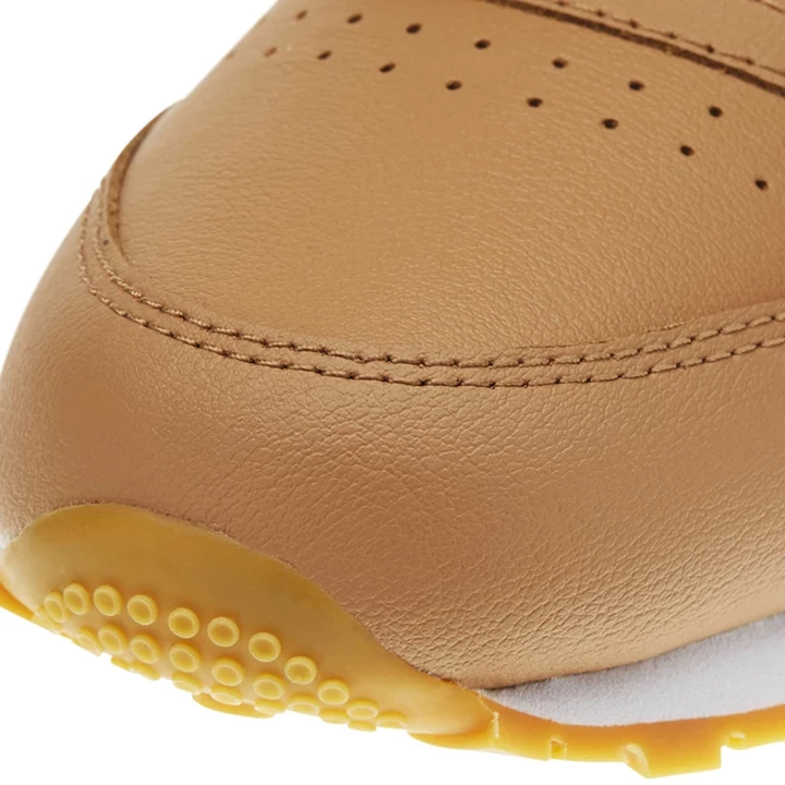 Zapatillas Reebok Classic Leather Niños Marrones Blancas | 249310OCX