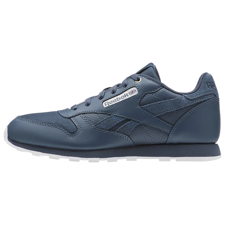 Zapatillas Reebok Classic Leather Niños Blancas | 253098KTC