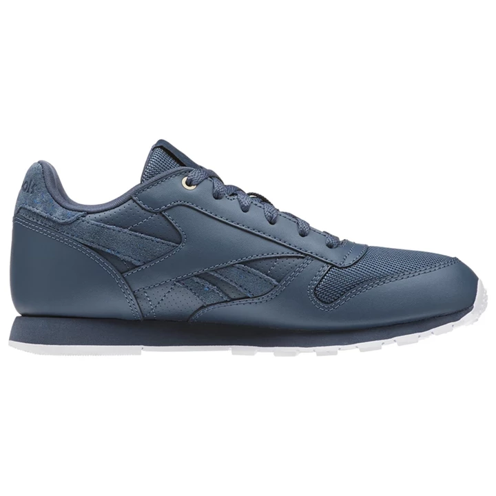 Zapatillas Reebok Classic Leather Niños Blancas | 253098KTC