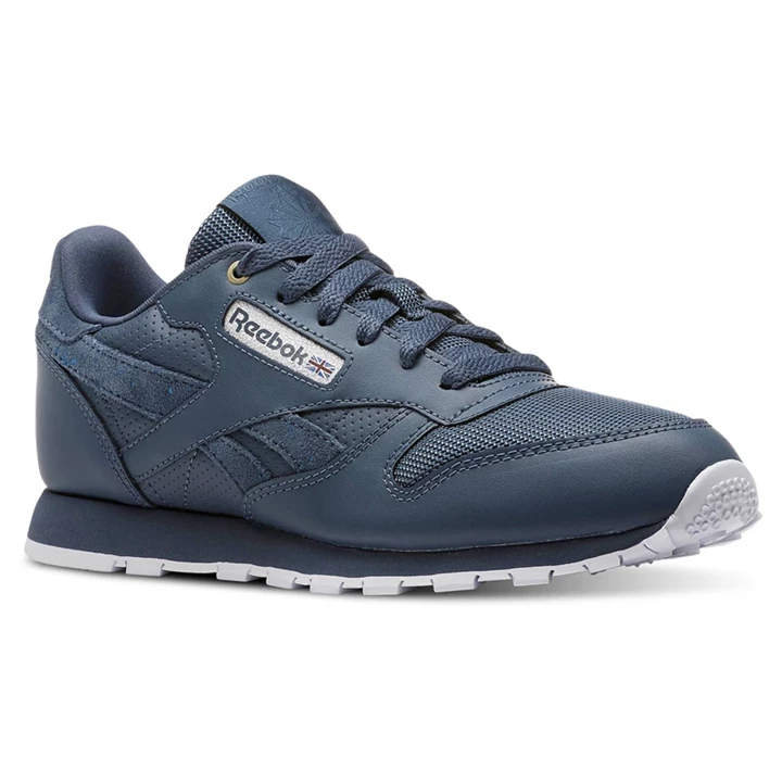 Zapatillas Reebok Classic Leather Niños Blancas | 253098KTC