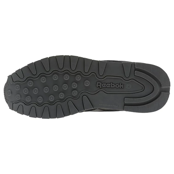 Zapatillas Reebok Classic Leather Niños Negras | 315406RAT