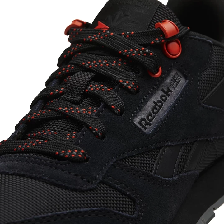 Zapatillas Reebok Classic Leather Niños Negras | 315406RAT