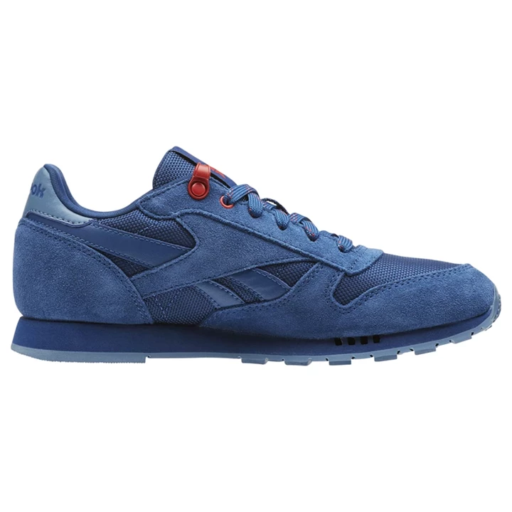 Zapatillas Reebok Classic Leather Niños Azules Rojas | 321754QNV