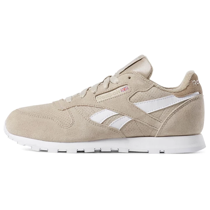 Zapatillas Reebok Classic Leather Niños Beige | 425719LED