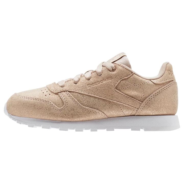 Zapatillas Reebok Classic Leather Niños Doradas Beige Blancas | 524931BGK