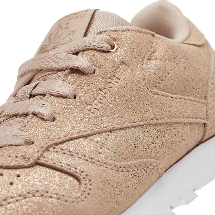 Zapatillas Reebok Classic Leather Niños Doradas Beige Blancas | 524931BGK