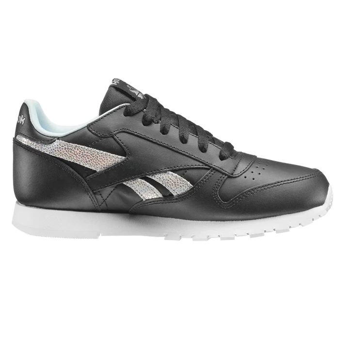 Zapatillas Reebok Classic Leather Niños Negras Azules Gris | 581627TFZ