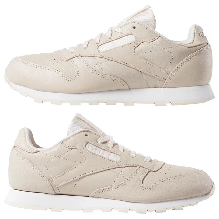 Zapatillas Reebok Classic Leather Niños Rosas Blancas | 659801VNT