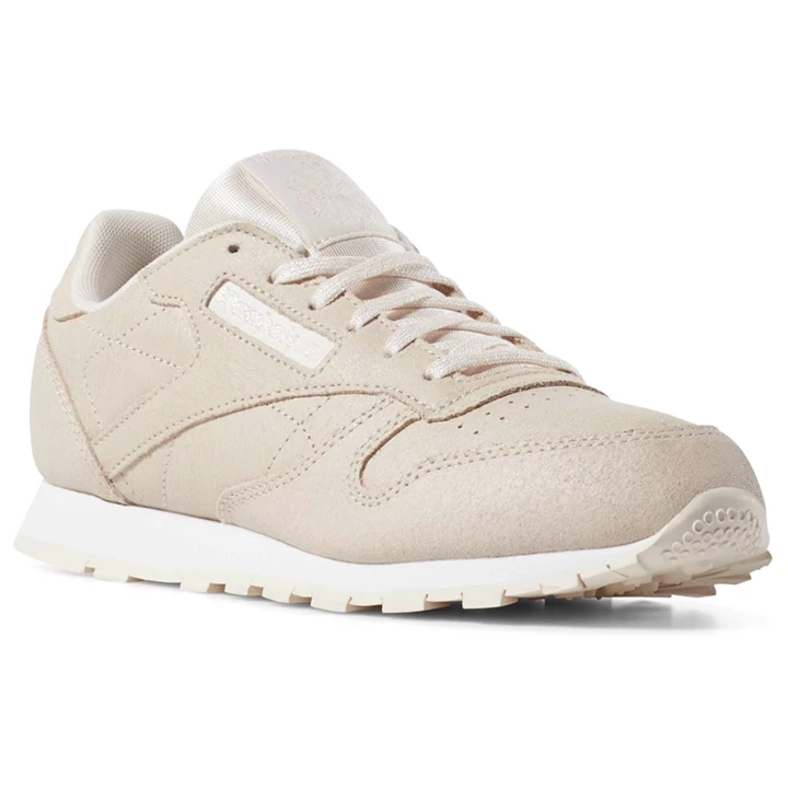 Zapatillas Reebok Classic Leather Niños Rosas Blancas | 659801VNT