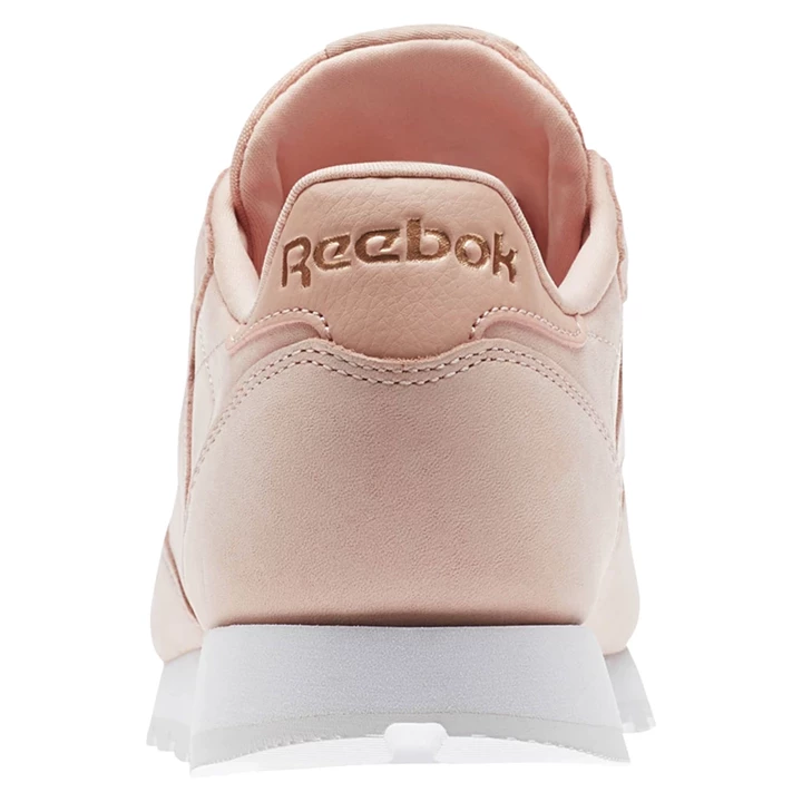 Zapatillas Reebok Classic Leather Nude Nubuck Mujer Rosas Blancas | 950267POC