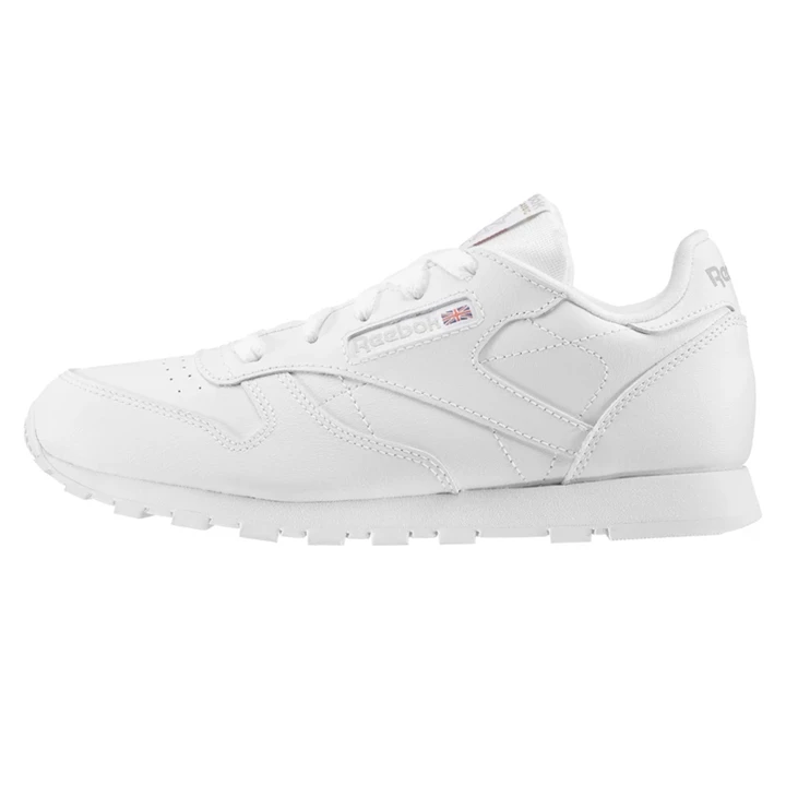 Zapatillas Reebok Classic Leather - Pre-School Niños Blancas | 025618BUX