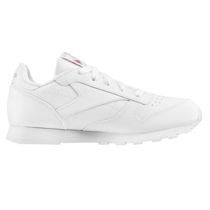 Zapatillas Reebok Classic Leather - Pre-School Niños Blancas | 025618BUX