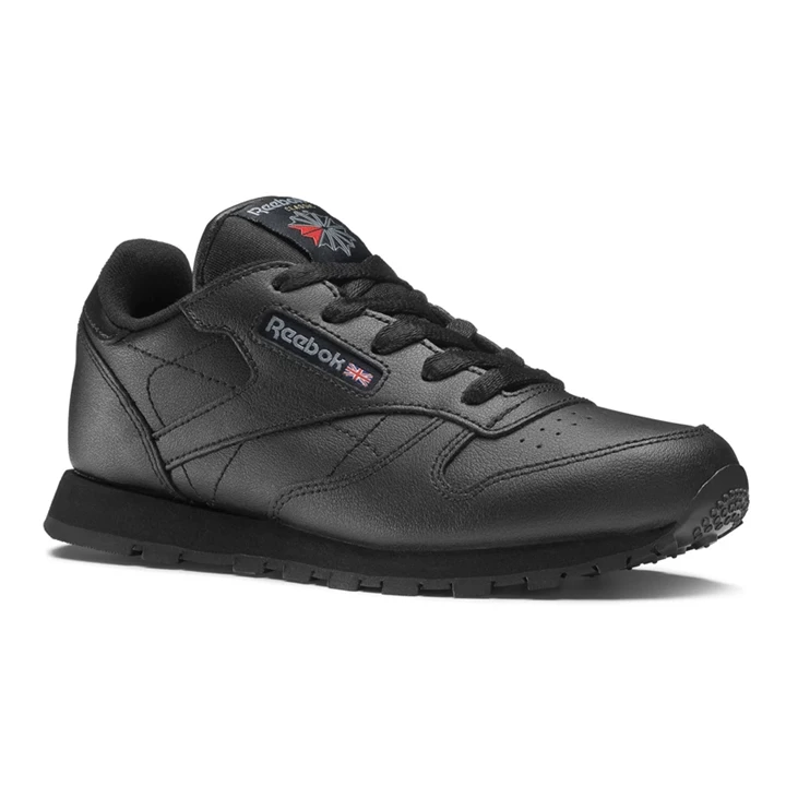 Zapatillas Reebok Classic Leather - Pre-School Niños Negras | 916023MPA