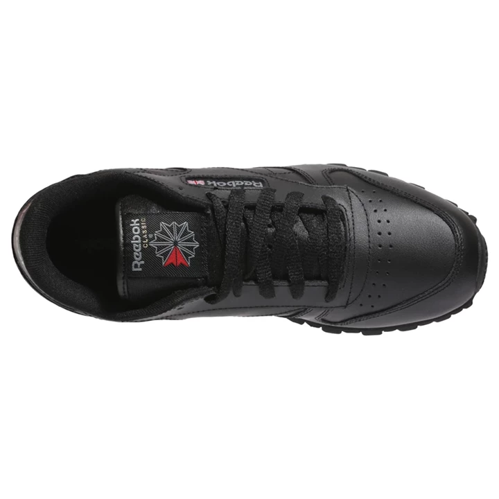 Zapatillas Reebok Classic Leather - Primary School Niños Negras | 036124WLH