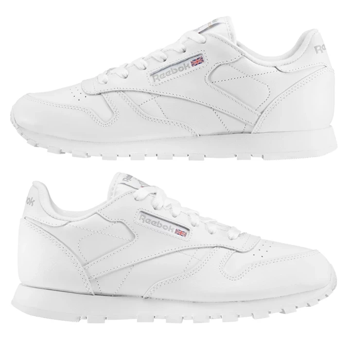 Zapatillas Reebok Classic Leather - Primary School Niños Blancas | 062913HOD