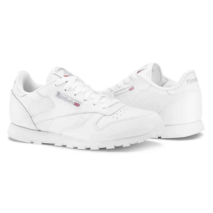 Zapatillas Reebok Classic Leather - Primary School Niños Blancas | 062913HOD