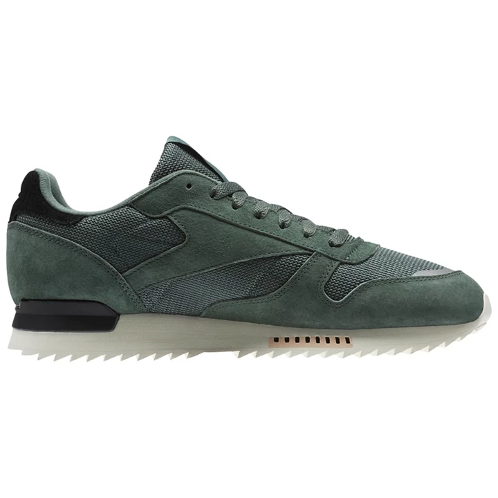 Zapatillas Reebok Classic Leather RIPPLE SN Hombre Verde Turquesa Blancas Negras | 203748UNK