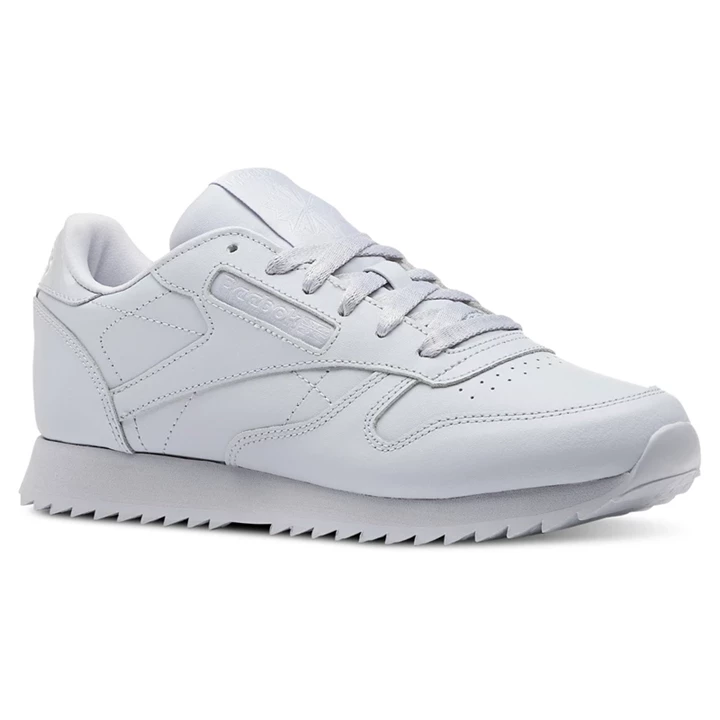 Zapatillas Reebok Classic Leather Ripple Mujer Gris | 748210PKS