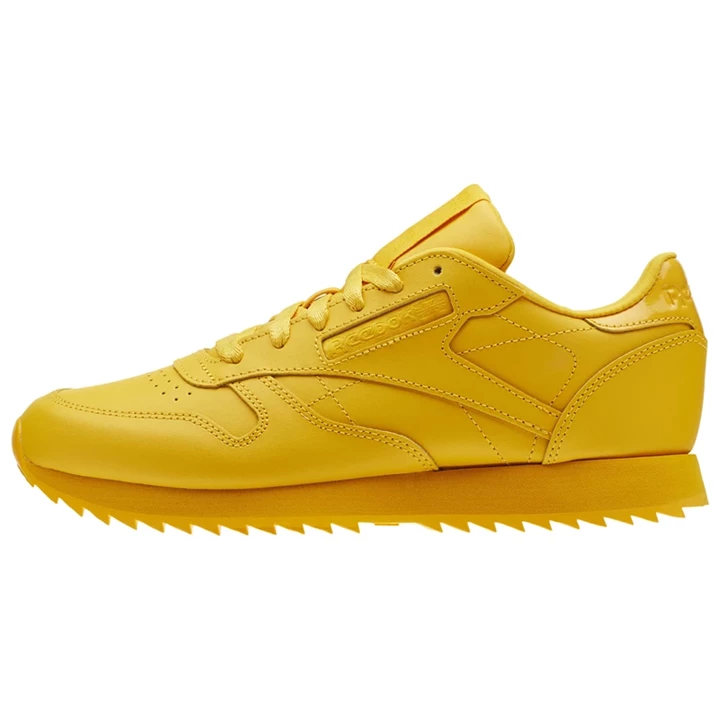 Zapatillas Reebok Classic Leather Ripple Mujer Doradas | 794082JOS