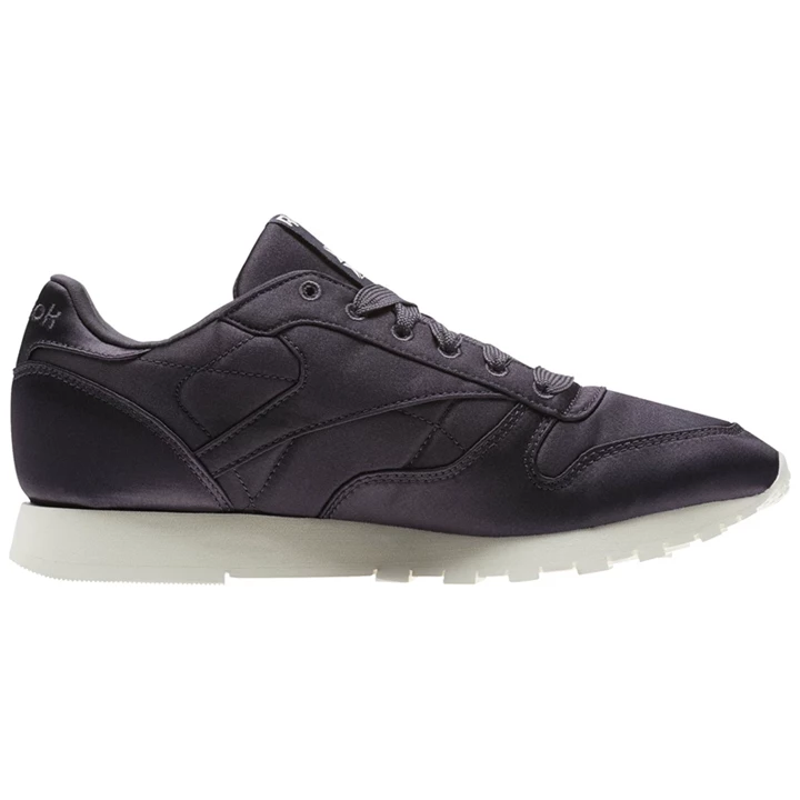 Zapatillas Reebok Classic Leather Satin Mujer Moradas Blancas | 581074NAJ