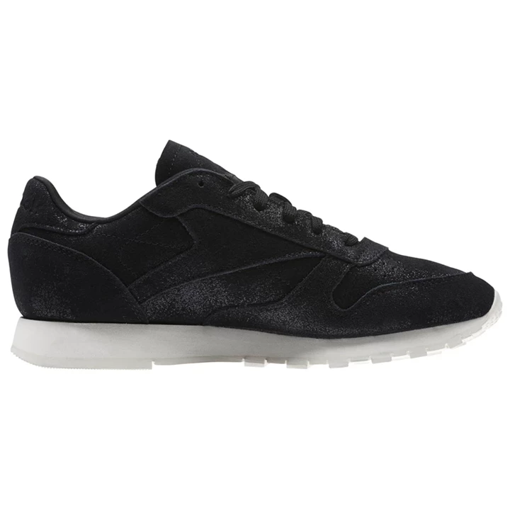 Zapatillas Reebok Classic Leather Shimmer Mujer Negras | 241893VKR