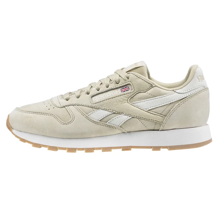 Zapatillas Reebok Classic Leather TL Mujer Beige Rojas | 216739AFL