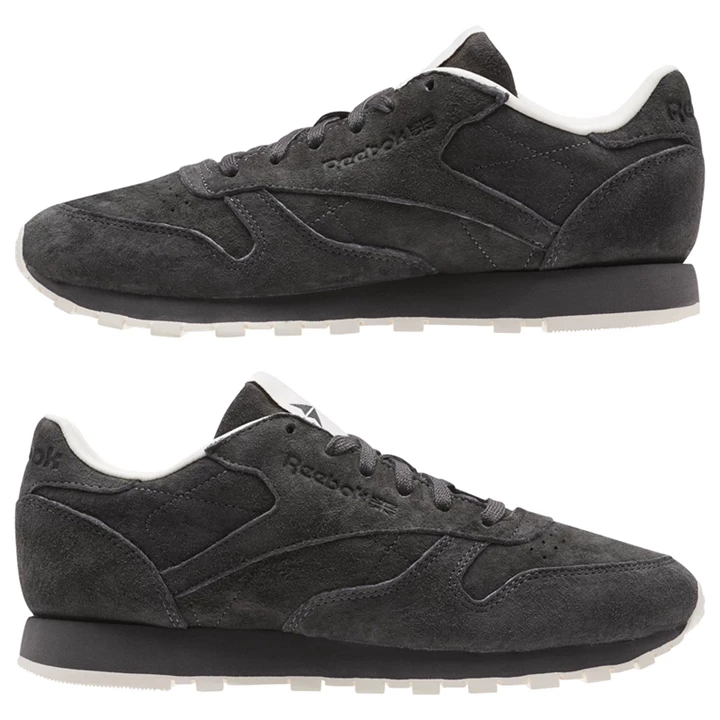 Zapatillas Reebok Classic Leather Tonal NBK Mujer Gris Rosas | 476938UEO