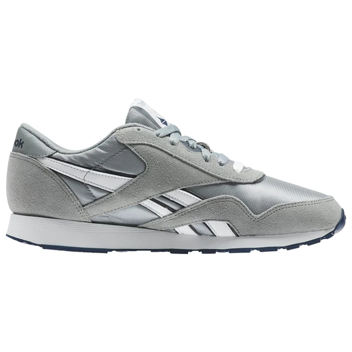 Zapatillas Reebok Classic Nylon Hombre Plateadas Azules | 340596BCW