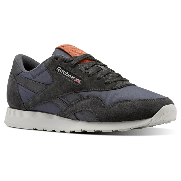 Zapatillas Reebok Classic Nylon M Mujer Negras Gris | 243097IMB