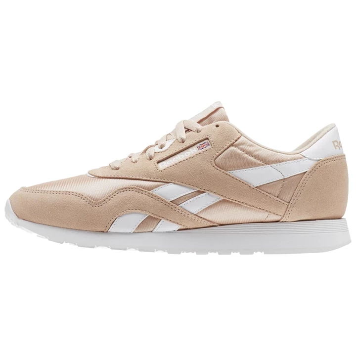 Zapatillas Reebok Classic Nylon M Mujer Beige Blancas | 264710ICK