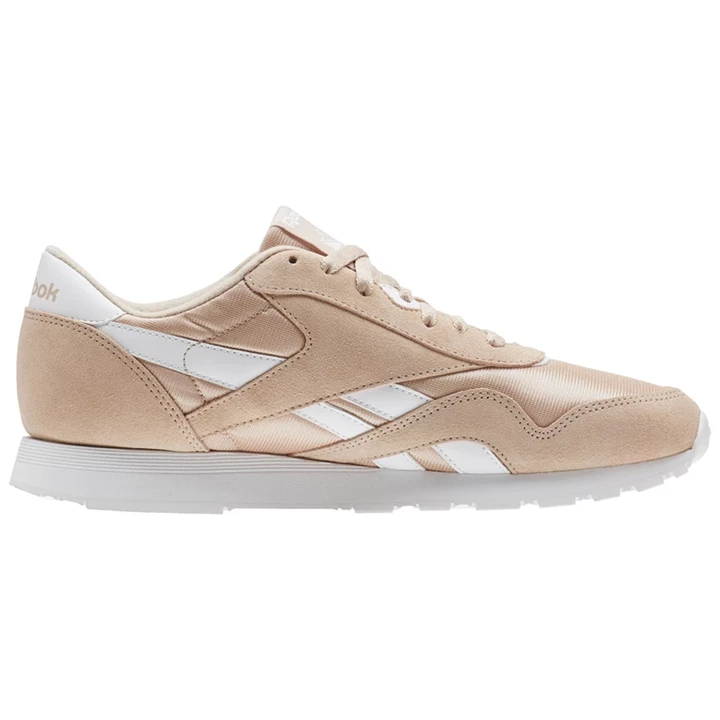 Zapatillas Reebok Classic Nylon M Mujer Beige Blancas | 264710ICK