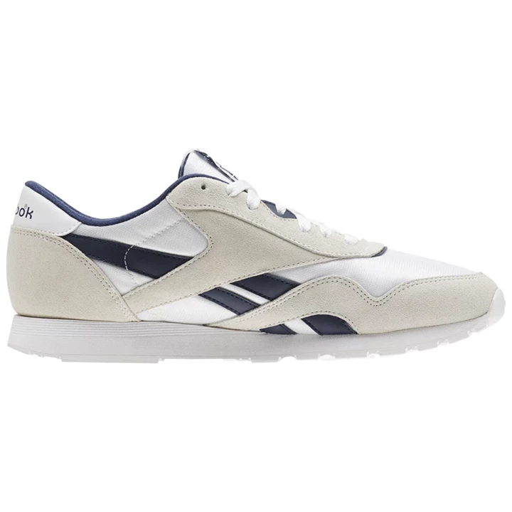 Zapatillas Reebok Classic Nylon M Mujer Blancas Azul Marino | 280965MCT