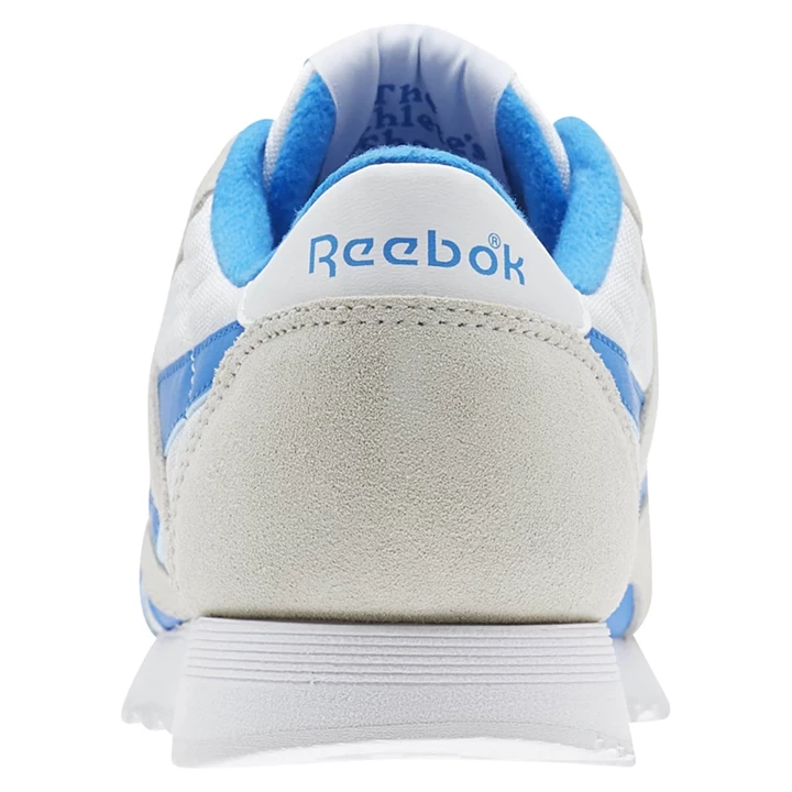 Zapatillas Reebok Classic Nylon Mujer Blancas Azules | 629138VTL