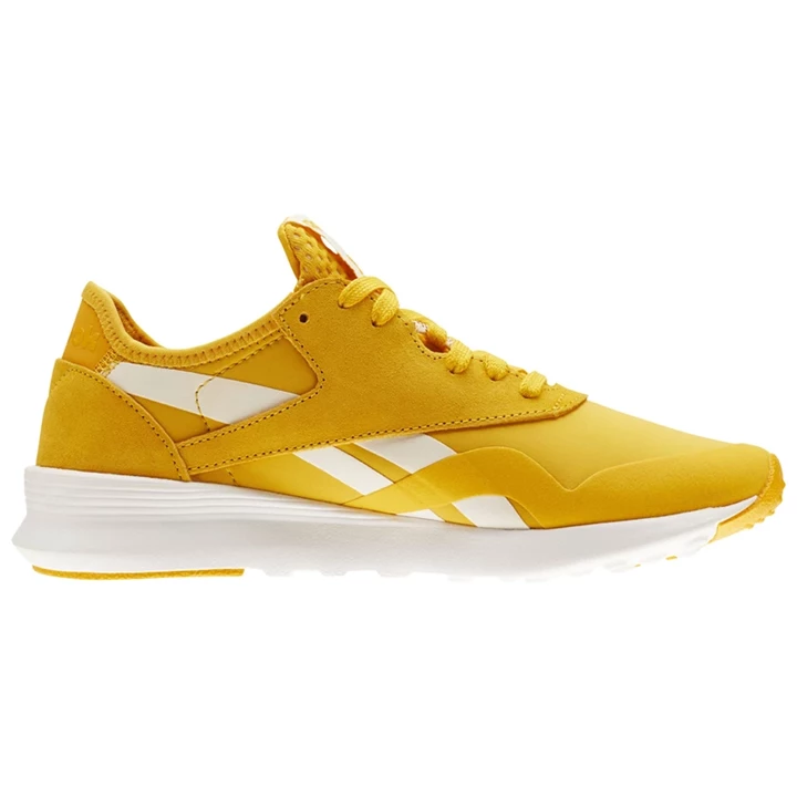 Zapatillas Reebok Classic Nylon Mujer Doradas Blancas | 152406XTV