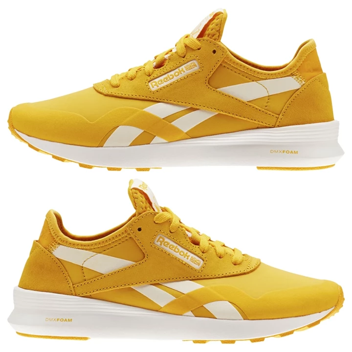 Zapatillas Reebok Classic Nylon Mujer Doradas Blancas | 152406XTV