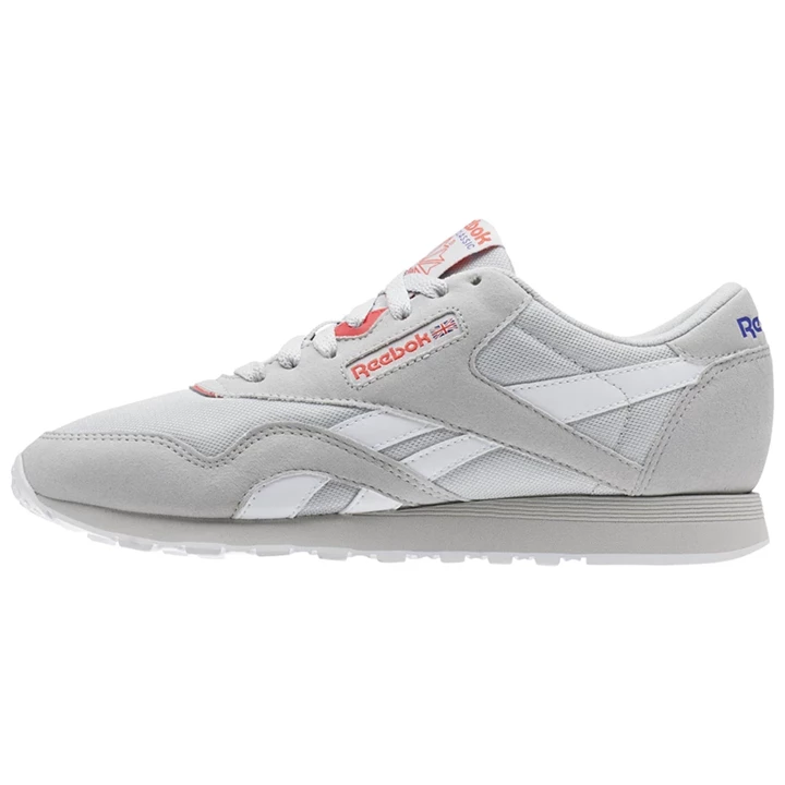 Zapatillas Reebok Classic Nylon Mujer Gris Rosas | 549786JSO