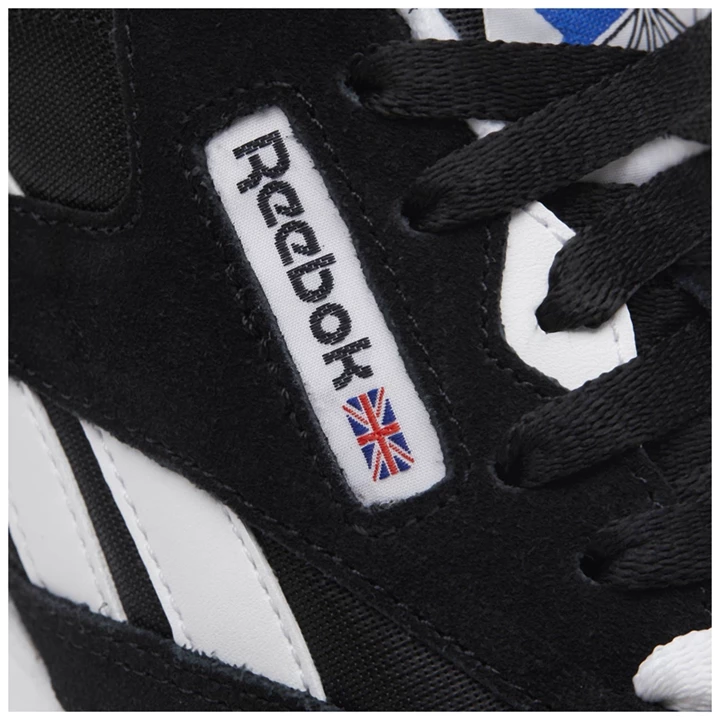 Zapatillas Reebok Classic Nylon Mujer Negras Blancas | 536170TWV