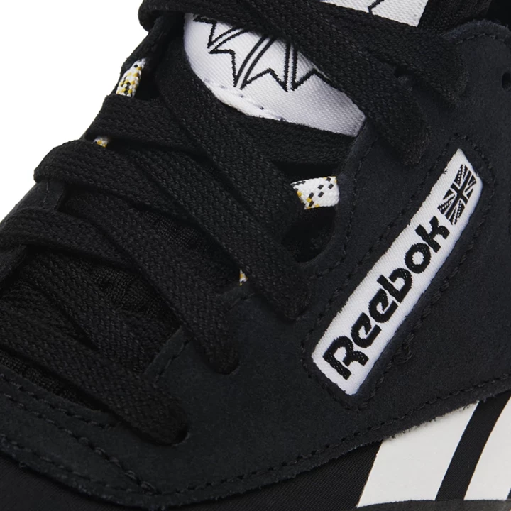 Zapatillas Reebok Classic Nylon Mujer Negras Doradas | 938245QYK